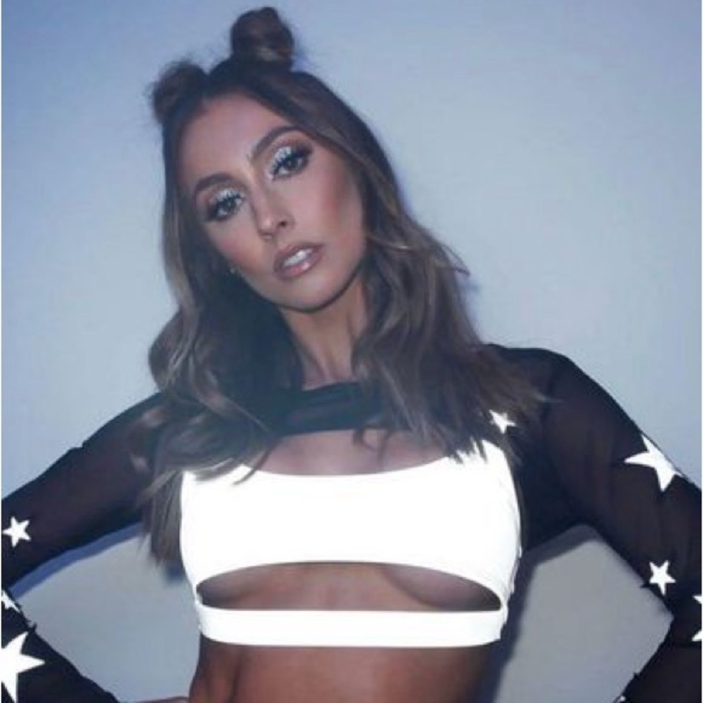 IHeartRaves Deep Reflections Underboob Crop Top